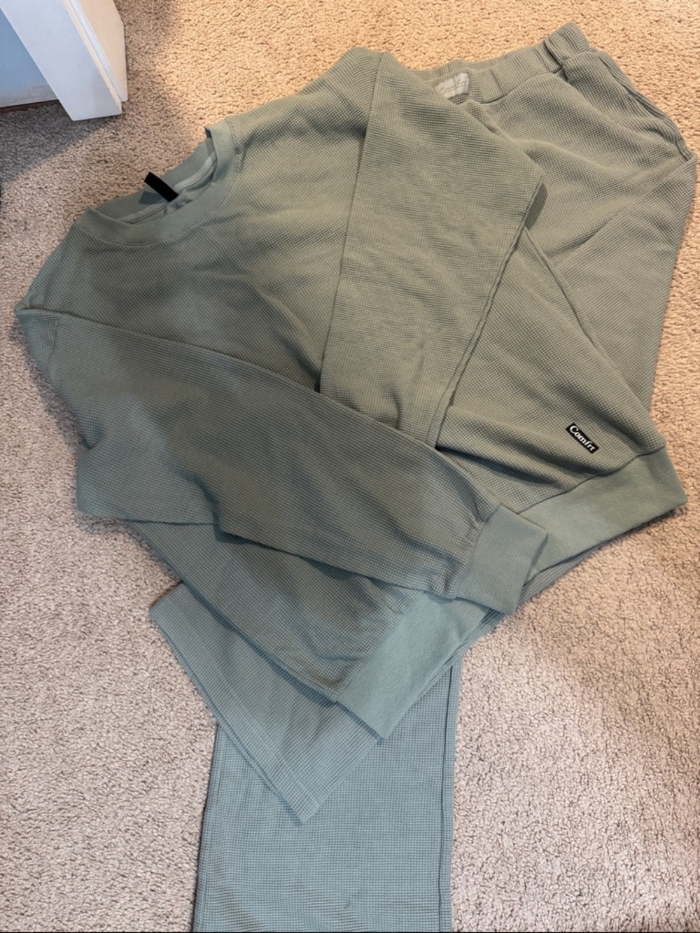 Comfrt Waffle Knit Lounge Set